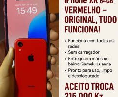 A venda IPhone Xr 64gb