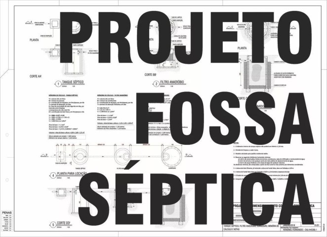 Venda Projecto fossa séptica sob medida