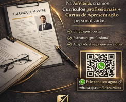 A venda CV + carta de apresentação