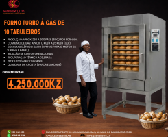 Comprar FORNO TURBO À GÁS DE 10 TABULEIROS