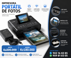 A venda Impressora Selphe Canon para Fotos